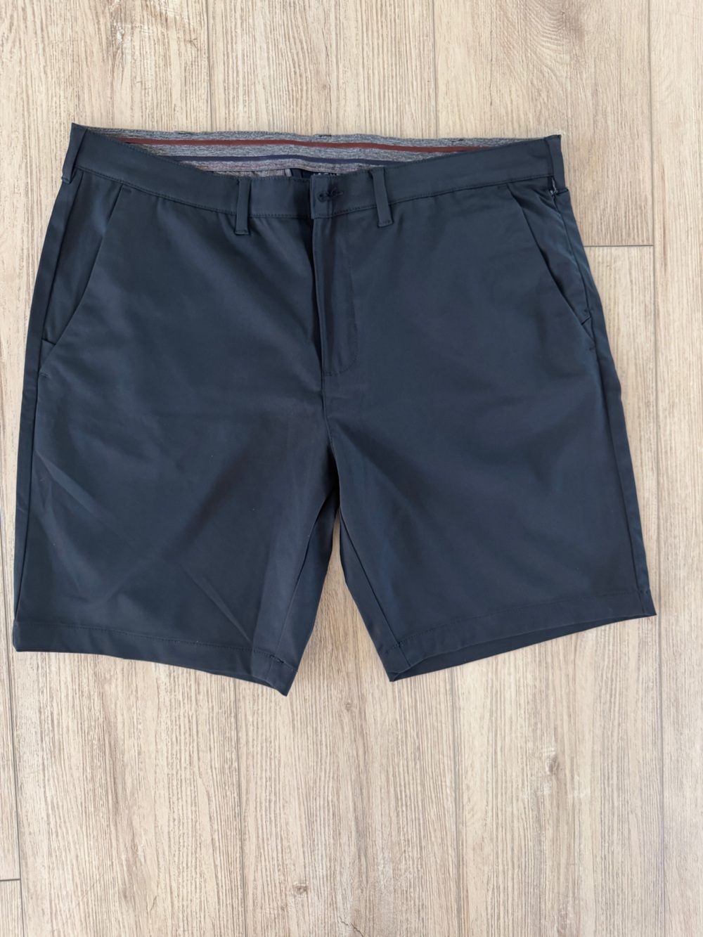 Jachs Navy Flat-Front Men's Shorts